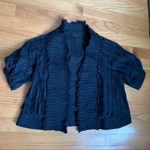 BCBGMaxAzria Jackets & Coats - navy textured blazer BCBGMaxAzria Jackets & Coats - navy textured blazer